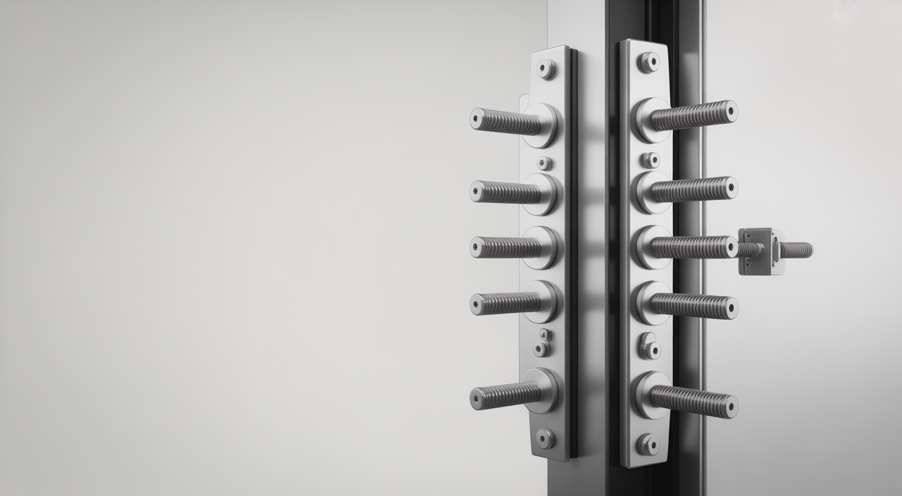 High-security safe room door