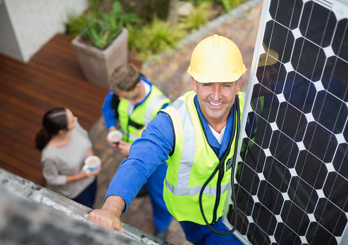 solar panel installation