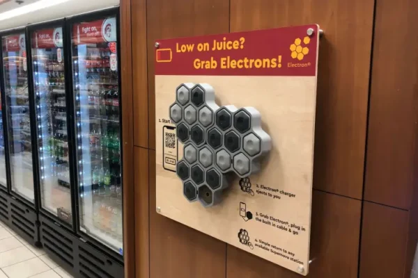 Phone charging stations